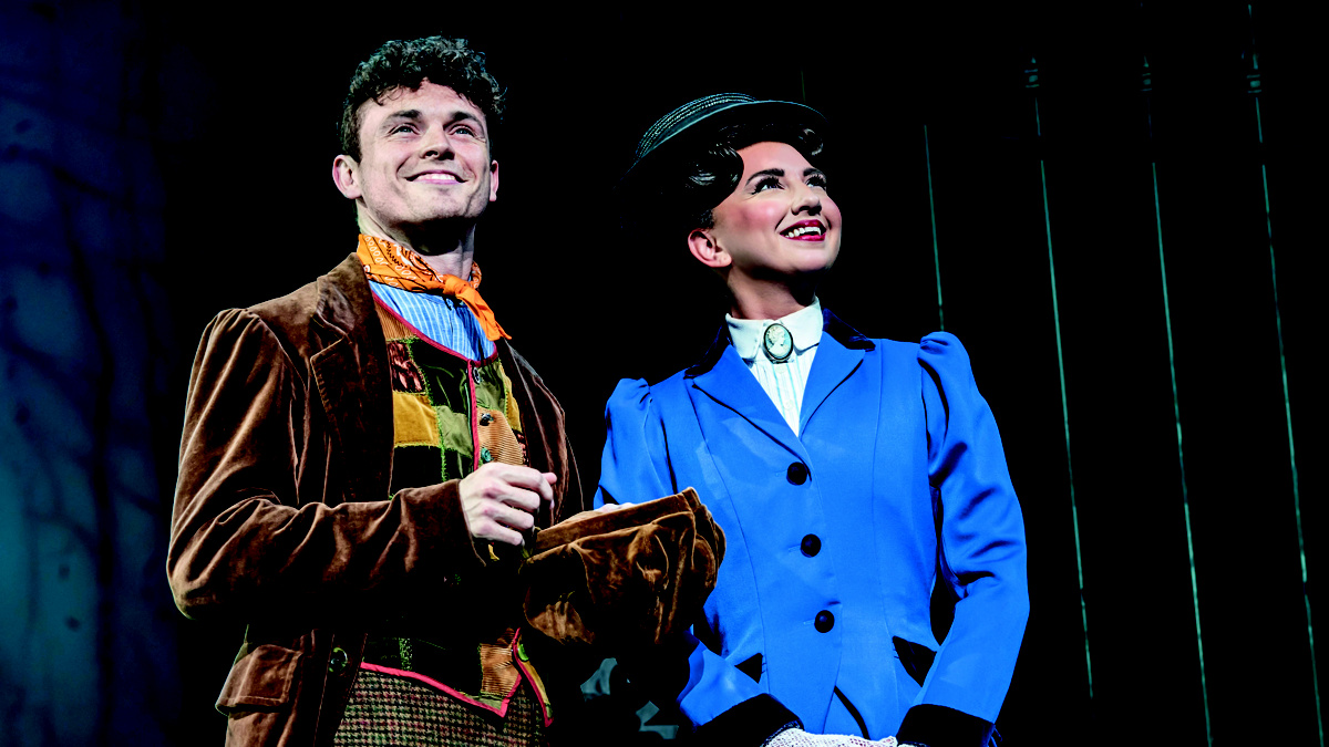 Charlie Stemp as Bert and Zizi Strallen as Mary Poppins - London - West End - 8/21 - Johan Persson