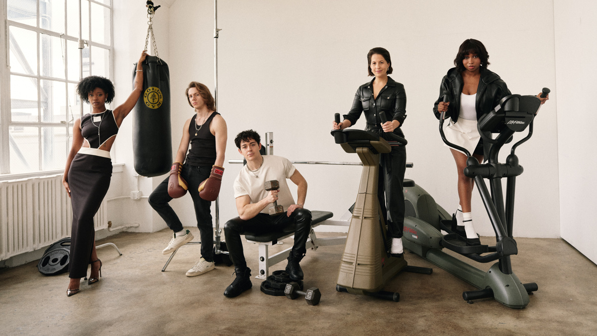 Joy Woods - Brody Grant - Ali Louis Bourzgui - Shaina Taub - Nichelle Lewis - Broadway.com Spring Training - photo by Emilio Madrid for Broadway.com - 1/24